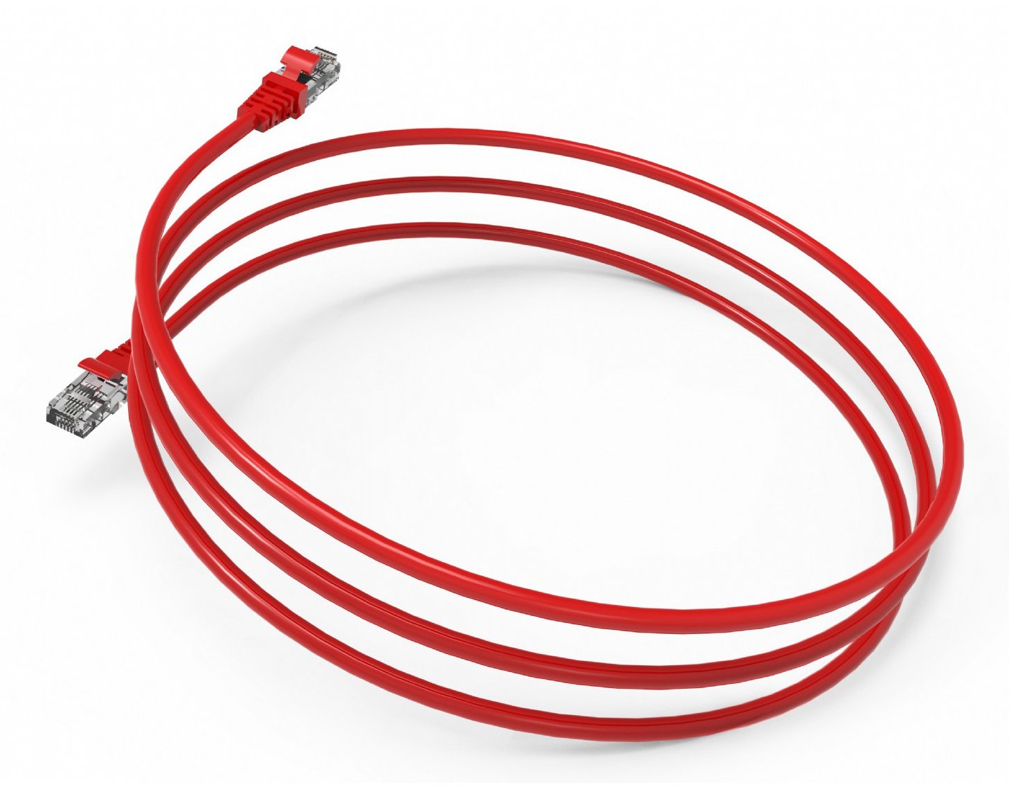 EAN 8697980469709 - Inca ICAT6-0.50K cable de red Rojo 0,5 m Cat6 U/UTP (UTP) imagen 4