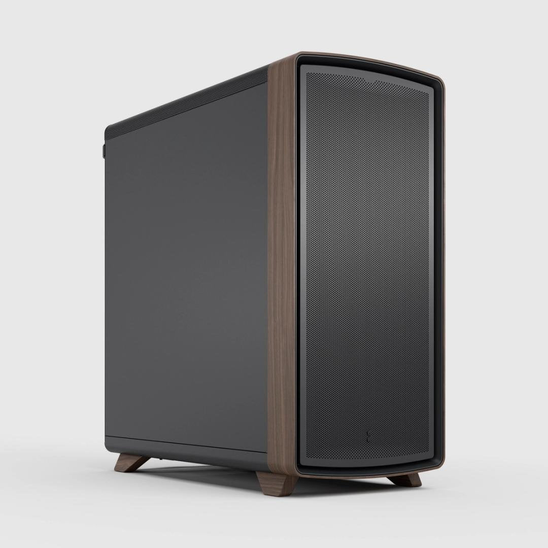Caja Pc Fractal Design Summit Negro Solid (Negro Madera) Fd-C-Sum1a-03
