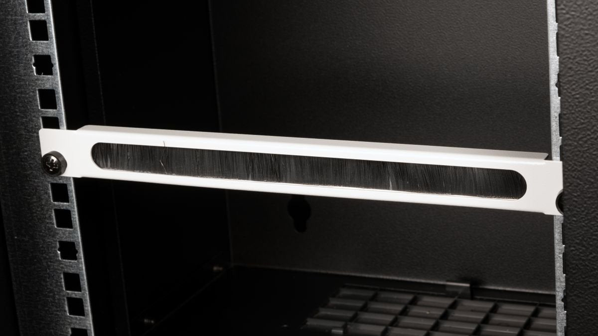 Equip 10" Cabledurchführung Con Bürmeneinsatz, 1u Gris