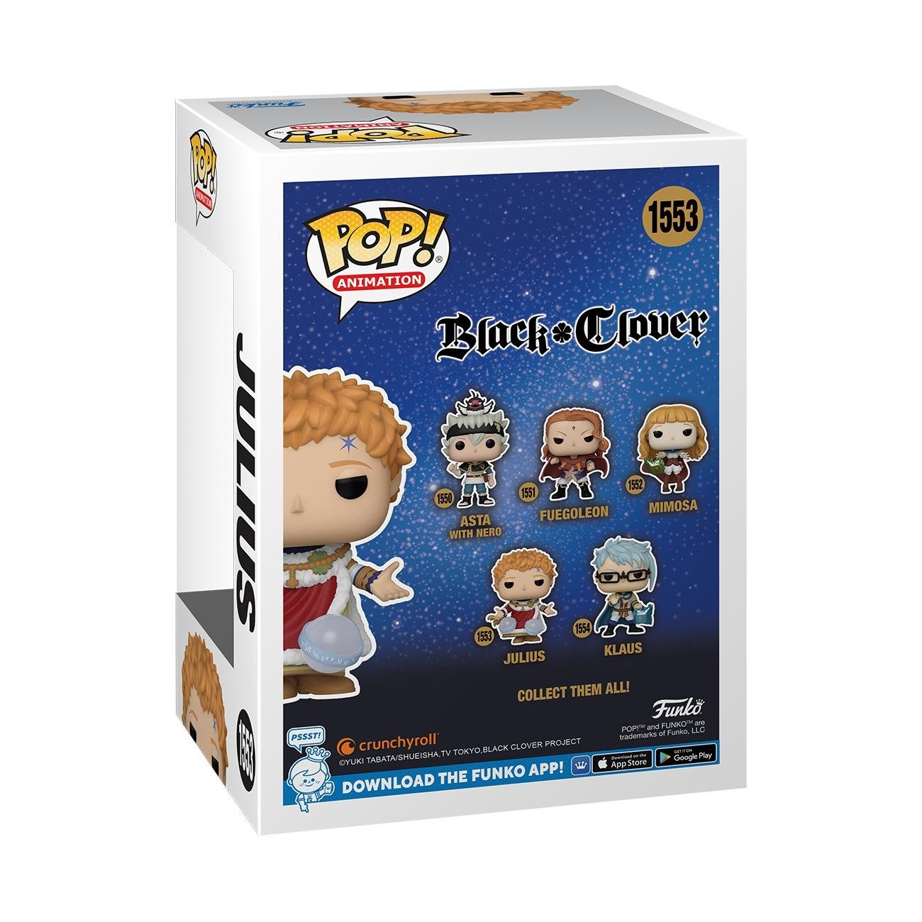 Funko Pop Black Clover Julius Novachrono 72117