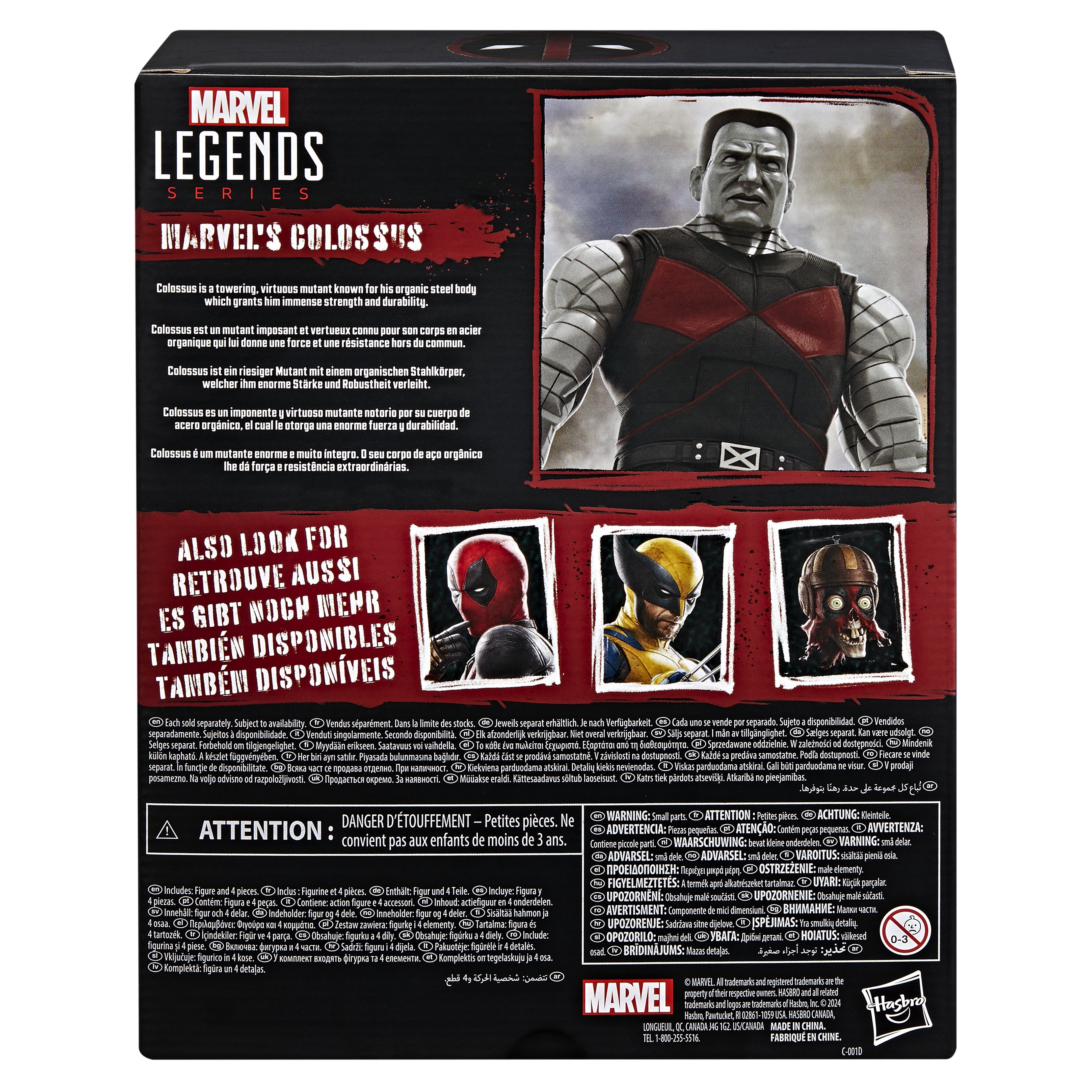 Figura Hasbro Marvel Legends Series Deadpool Legacy Collection Marvels Colossus