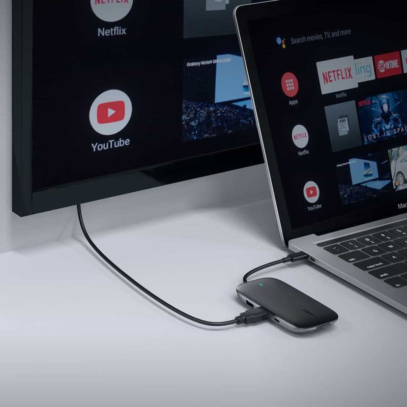 EAN 0608119197163 - AUKEY CB-C71 base para portátil y replicador de puertos Negro imagen 3