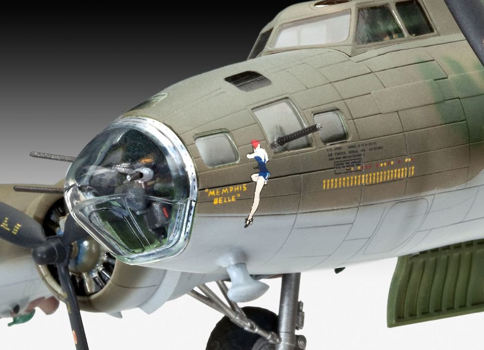 EAN 4009803042794 - Revell B-17F Memphis Belle Maqueta de avión de ala fija Kit de montaje 1:72 imagen 4