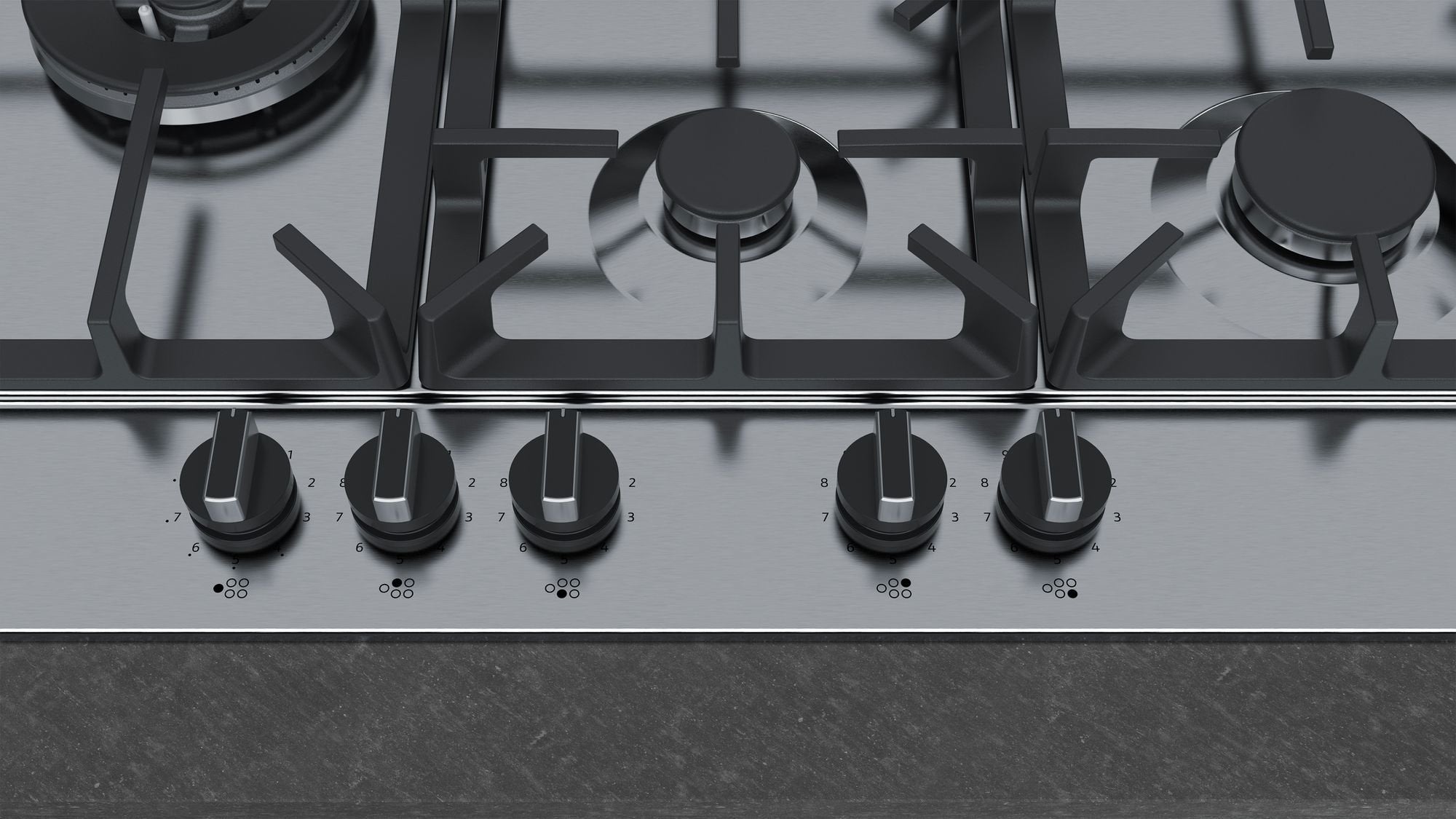 EAN 4242004203520 - Neff T27DS79N0 hobs Acero inoxidable Integrado 75 cm Encimera de gas 5 zona(s) imagen 5