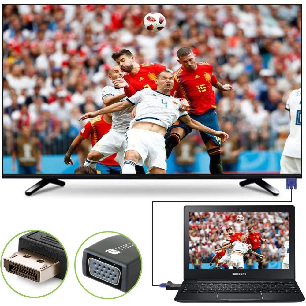 EAN 8051128105827 - Techly IADAP DSP-230T cambiador de género para cable DisplayPort VGA Negro imagen 6