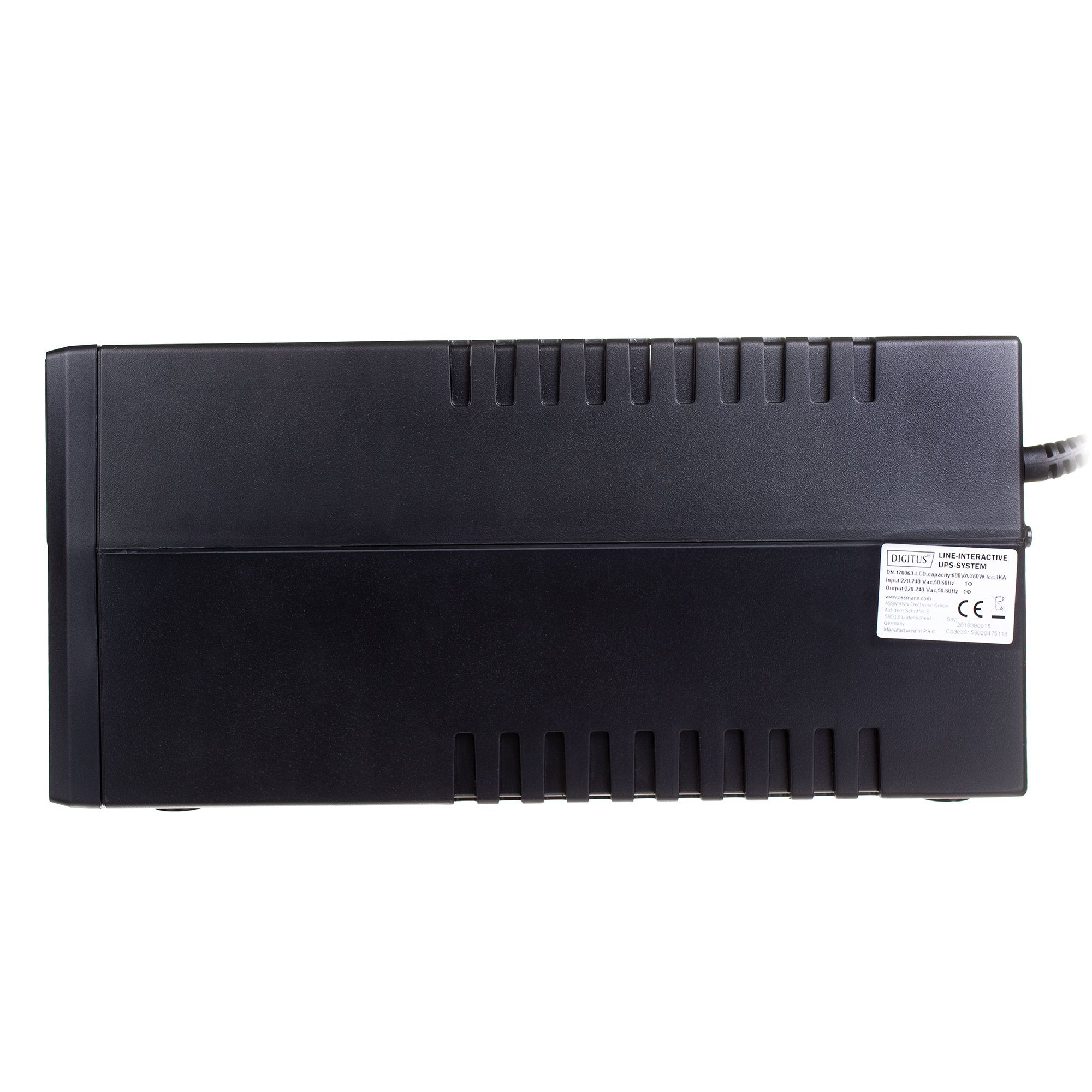 EAN 4016032449232 - Digitus DN-170063-LCD sistema de alimentación ininterrumpida (UPS) Línea interactiva 0,6 kVA 360 W imagen 3