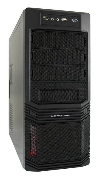 Gehäuse Miditower Pro-925b Negro Atx Usb3.0 Audio Ohne Netzteil