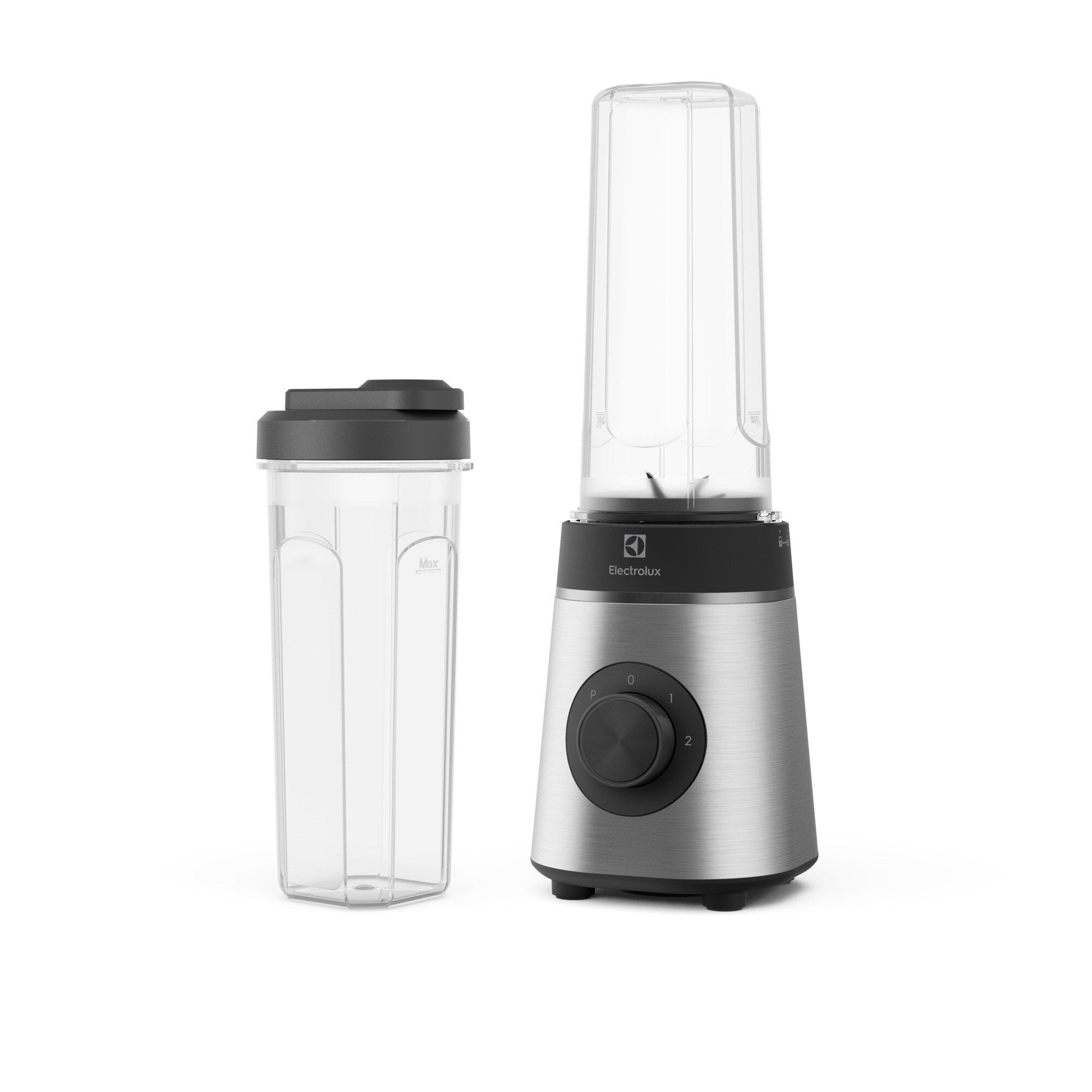 Batidora De Vaso Electrolux E4cb1-6st 1 L 350 W Negro, Acero Inoxidable, Transparente