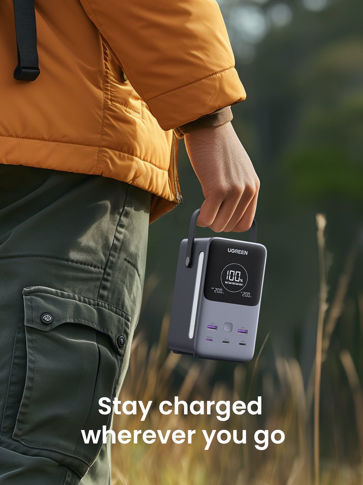 Ugreen 48000mah 300w Fast Charging Power Bank Gray