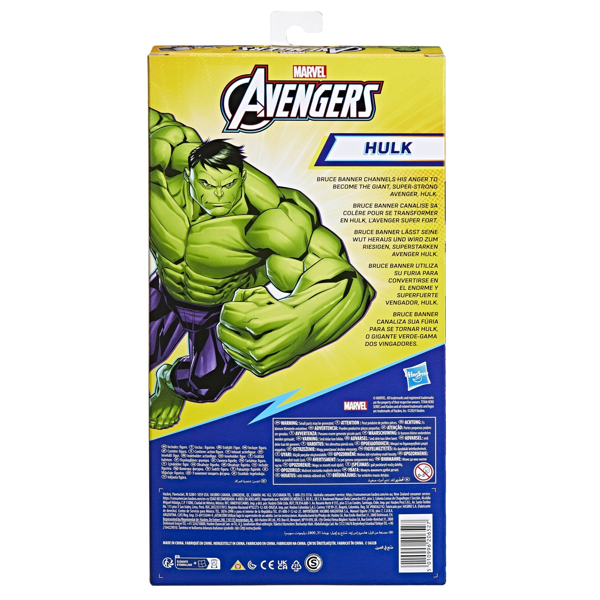 Figura Hasbro Marvel Avengers Titan Hero Serie Deluxe Hulk E74755m8