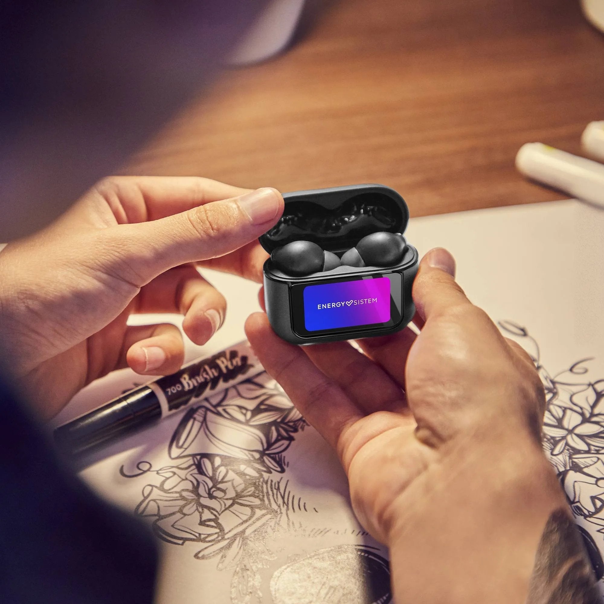 EAN 8432426459179 - Energy Sistem Display ANC Auriculares True Wireless Stereo (TWS) Dentro de oído Llamadas/Música USB Tipo imagen 4