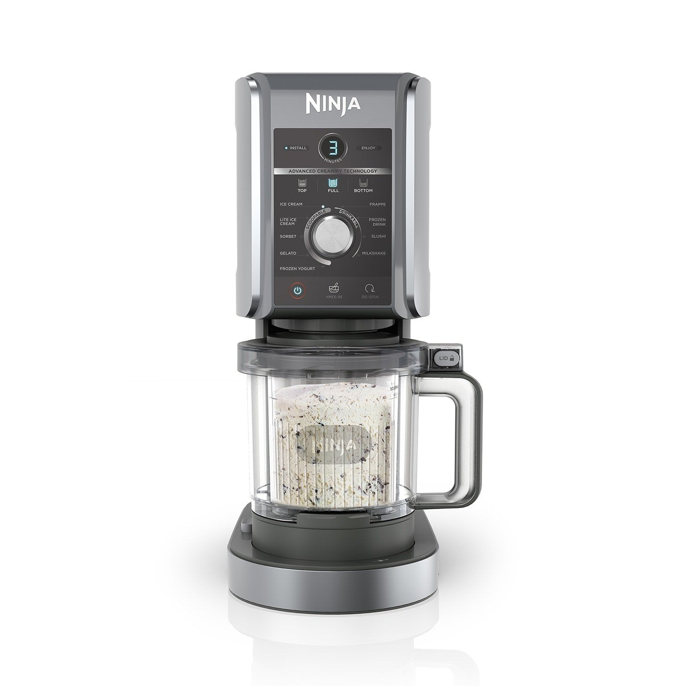 EAN 622356283076 - Ninja CREAMi Deluxe Máquina de helados y batidos 2,1 L 800 W Negro, Gris imagen 1