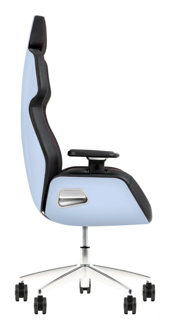Silla Gaming Thermaltake Argent E700 Diseño De Studio F. A. Porsche Azul/Negro, Hortensia Azul Ggc-Arg-Hblfdl-01