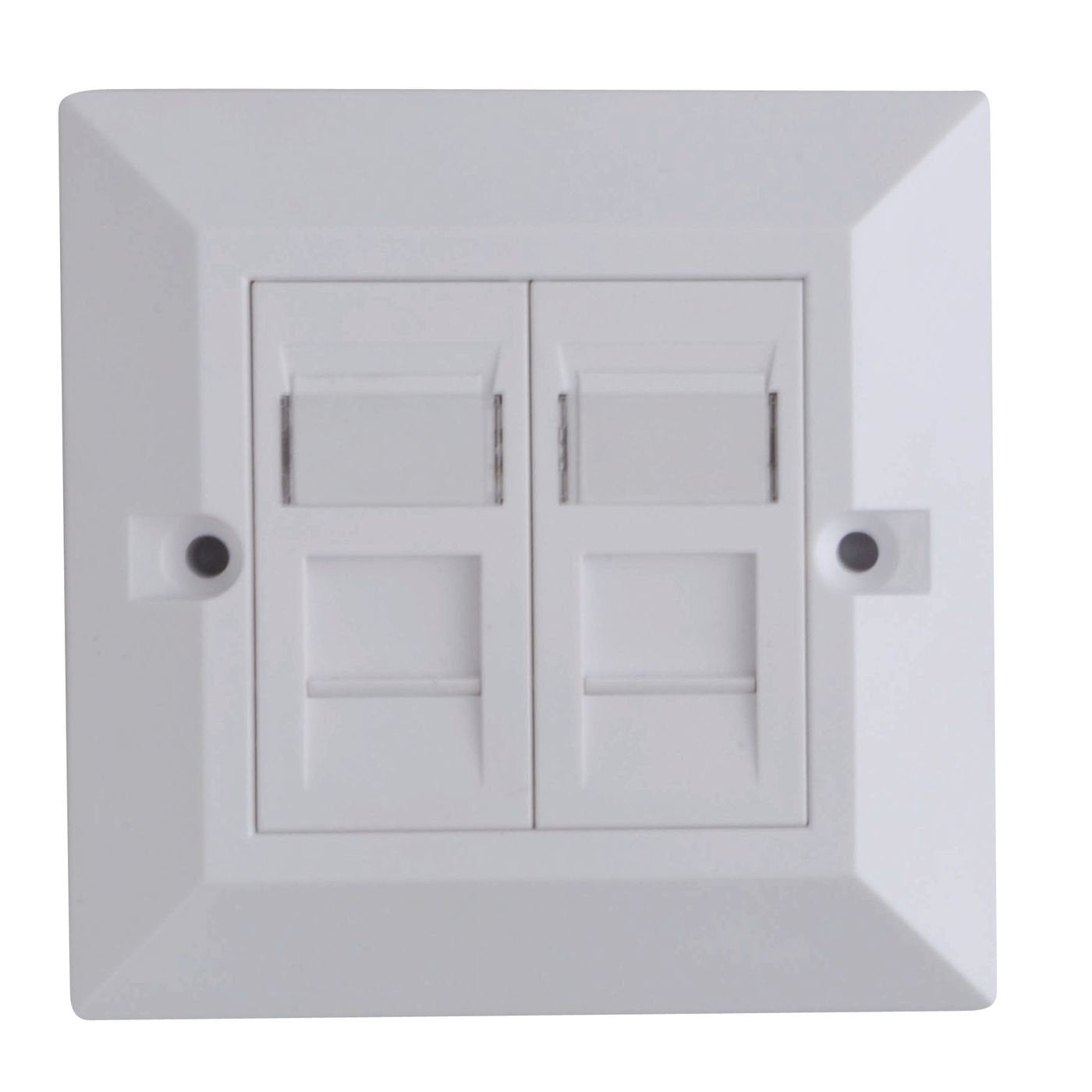 Cat6 Faceplate Dual Gang Uk Type 8686mm Cat6 Faceplate