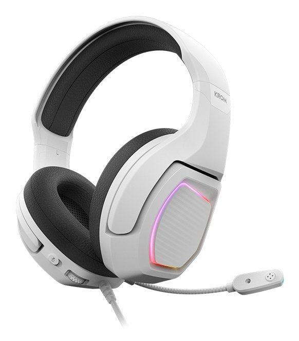 EAN 8436587974939 - Krom Kopa 7.1 Auriculares Alámbrico Diadema Juego Negro, Blanco imagen 2