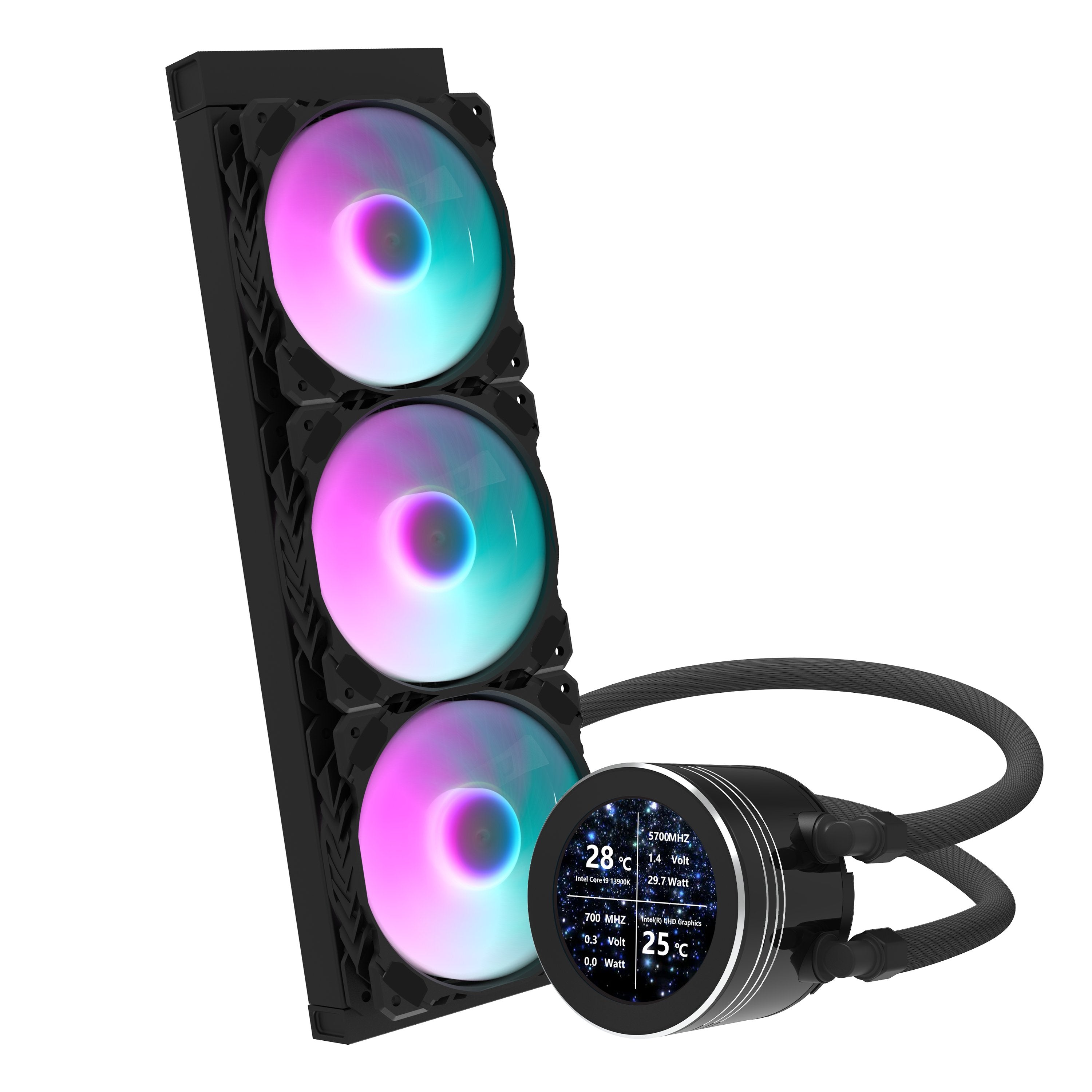 EAN 4711527004513 - darkFlash DW-DN360S-B-ES1 sistema de refrigeración para ordenador Carcasa del ordenador Sistema de refrig imagen 3