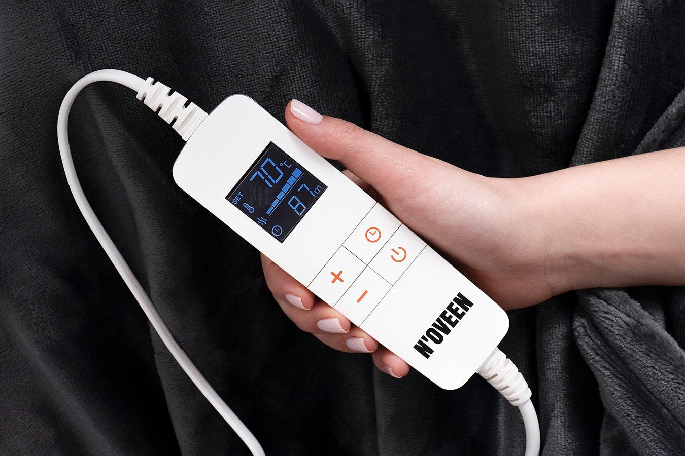 Noveen Eb650 Manta Eléctrica Y Almohadilla 160 W Gris