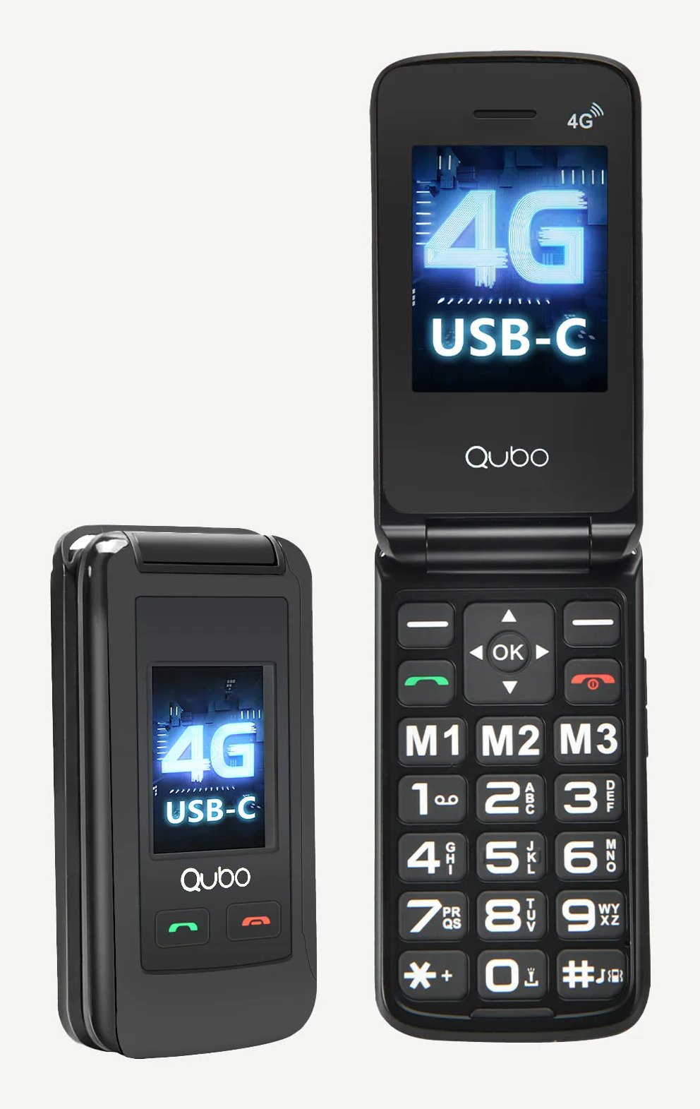 EAN 6944762701444 - Qubo X-247 4G teléfono móvil 7,11 cm (2.8") Negro imagen 1