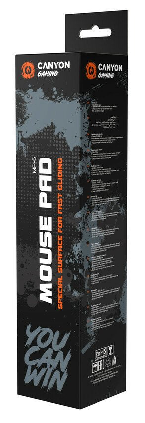 Canyon Mp-5, Mouse Pad,350x250x3mm, Multipandex,Gaming Print, Color Box