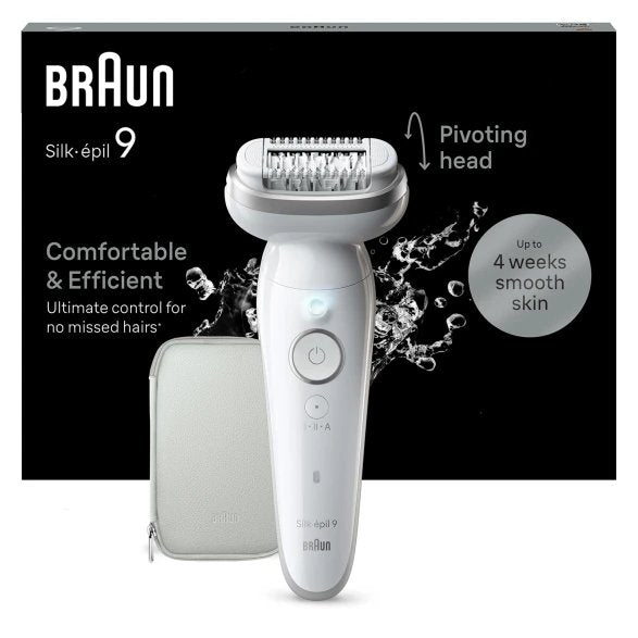 EAN 7500435225328 - Braun Silk-épil 9 BR2-225328 depiladora 40 pinzas Gris, Blanco imagen 3