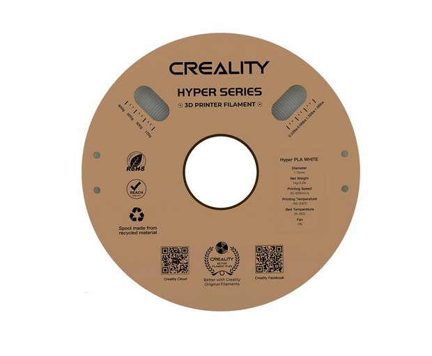 EAN 6971636405634 - Creality 3301010335 material de impresión 3d Ácido poliláctico (PLA) Blanco 1 kg imagen 3