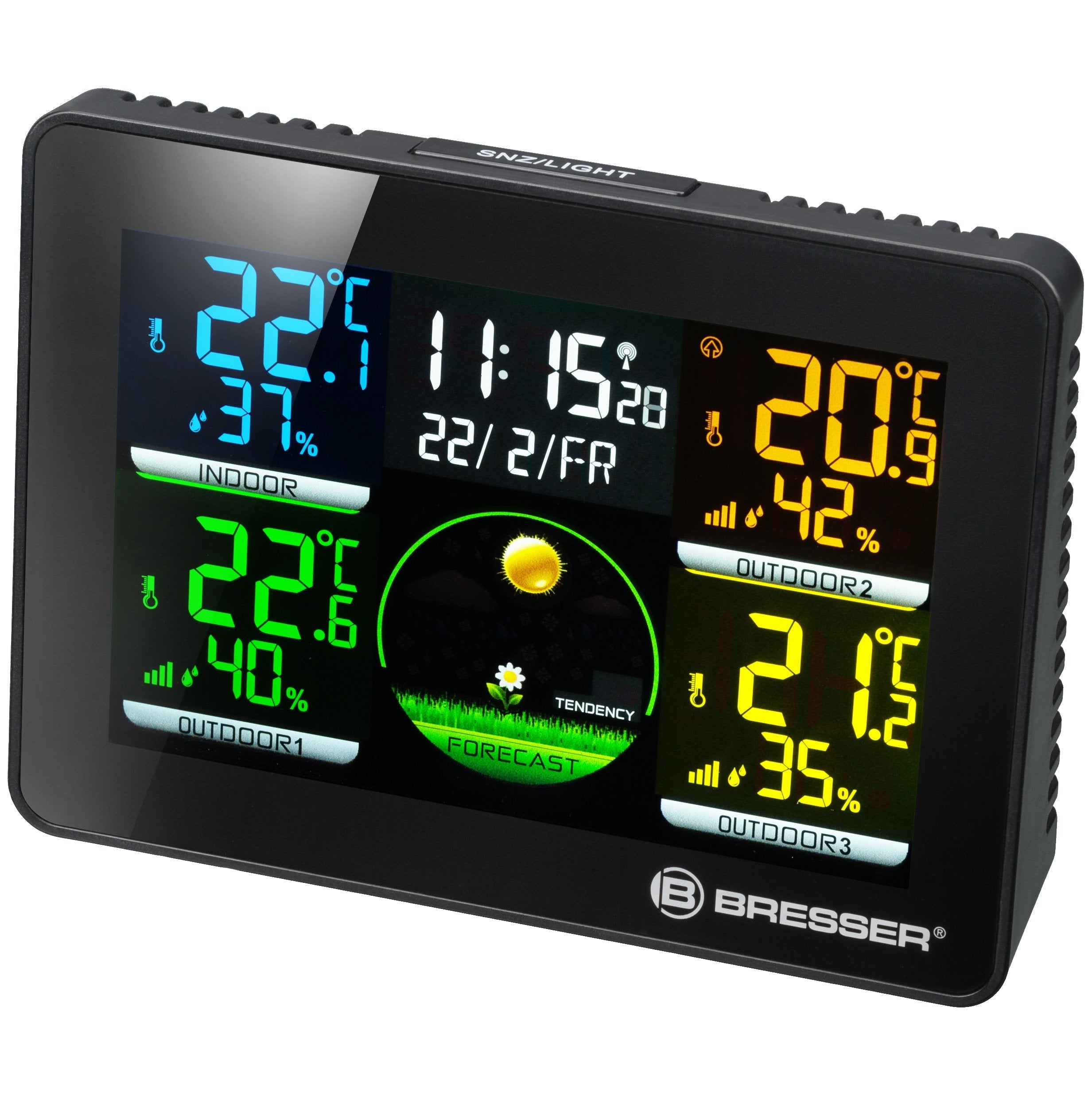 Bresser Thermo-/Hygrometer Quadro Nlx