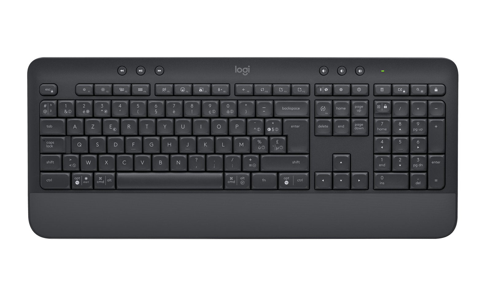 Logitech Signature K650 Teclado Inalámbrico Bluetooth 5.1 Azerty Alemán Grafito