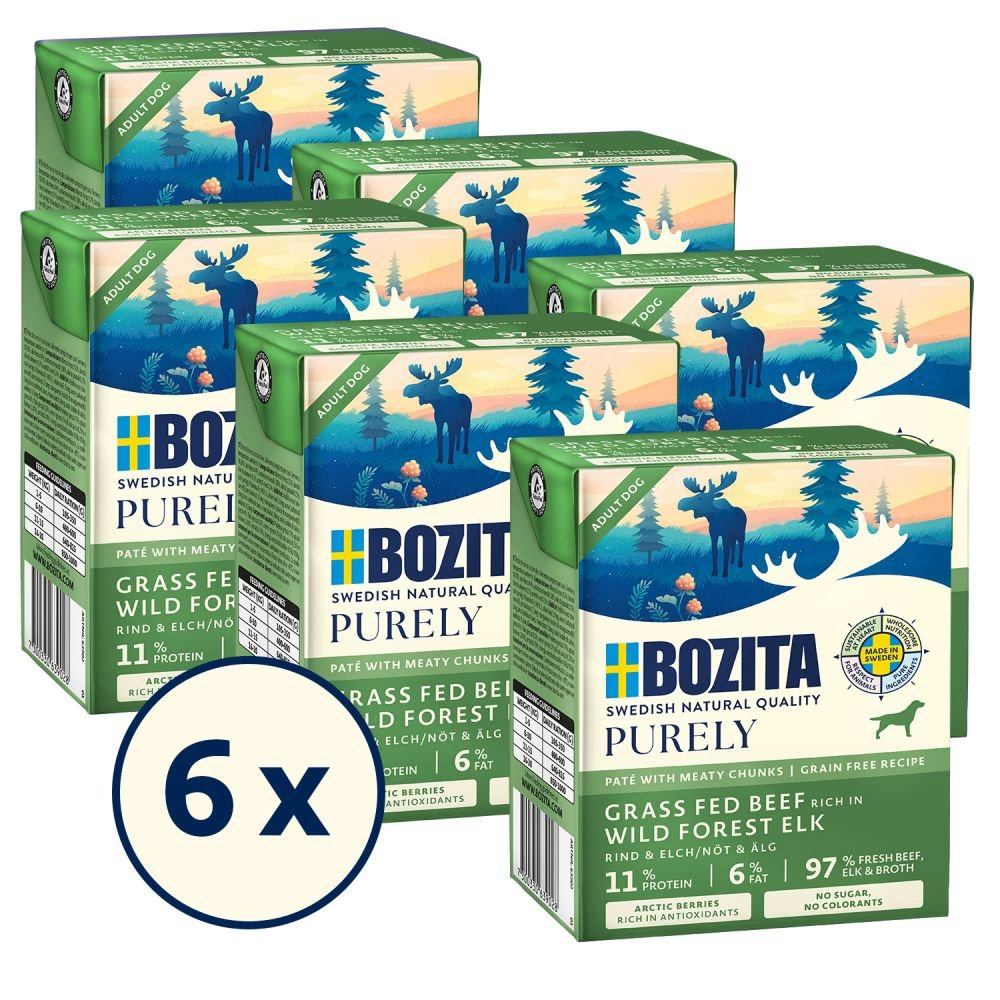 Bozita Hamburguesa De Carne De Res Y Salmón Con Trozos De Carne 370g