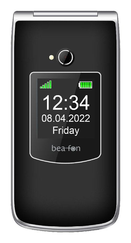 Beafon Sl605 6,1 Cm (2.4") Negro, Plata Teléfono Para Personas Mayores