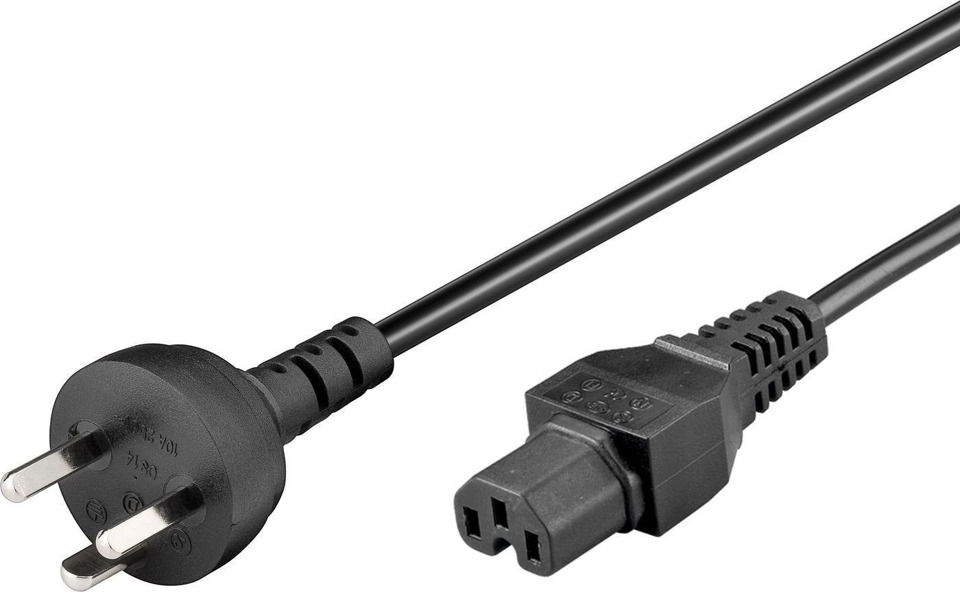 Microconnect Pe130418 Cable De Transmisión Negro 1,8 M C15 Acoplador
