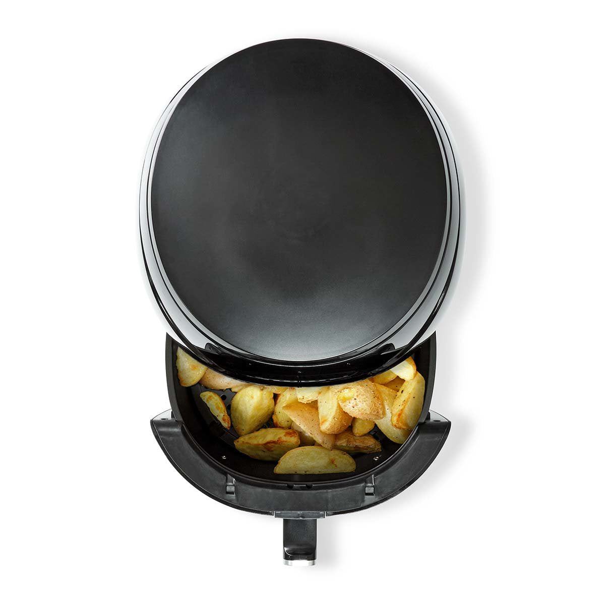 EAN 5412810335350 - Nedis KAAF240EBK freidora Sencillo 4,6 L Independiente 1500 W Freidora de aire caliente Negro imagen 14