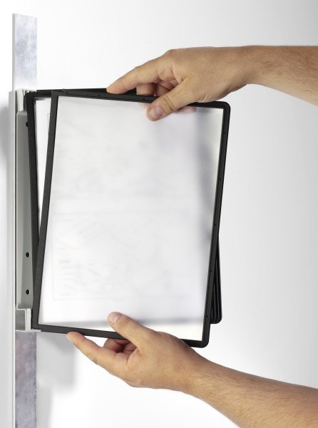 EAN 4005546506517 - Durable Vario magnet wall 5 soporte para mostrar documentos Pared Retrato A4 imagen 3