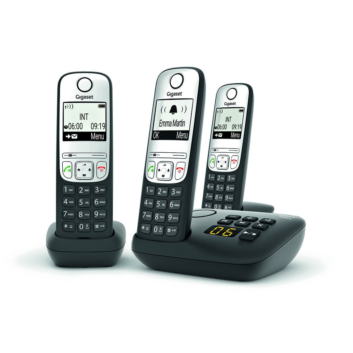 Telefono Gigaset A690 A Trio Schwarz