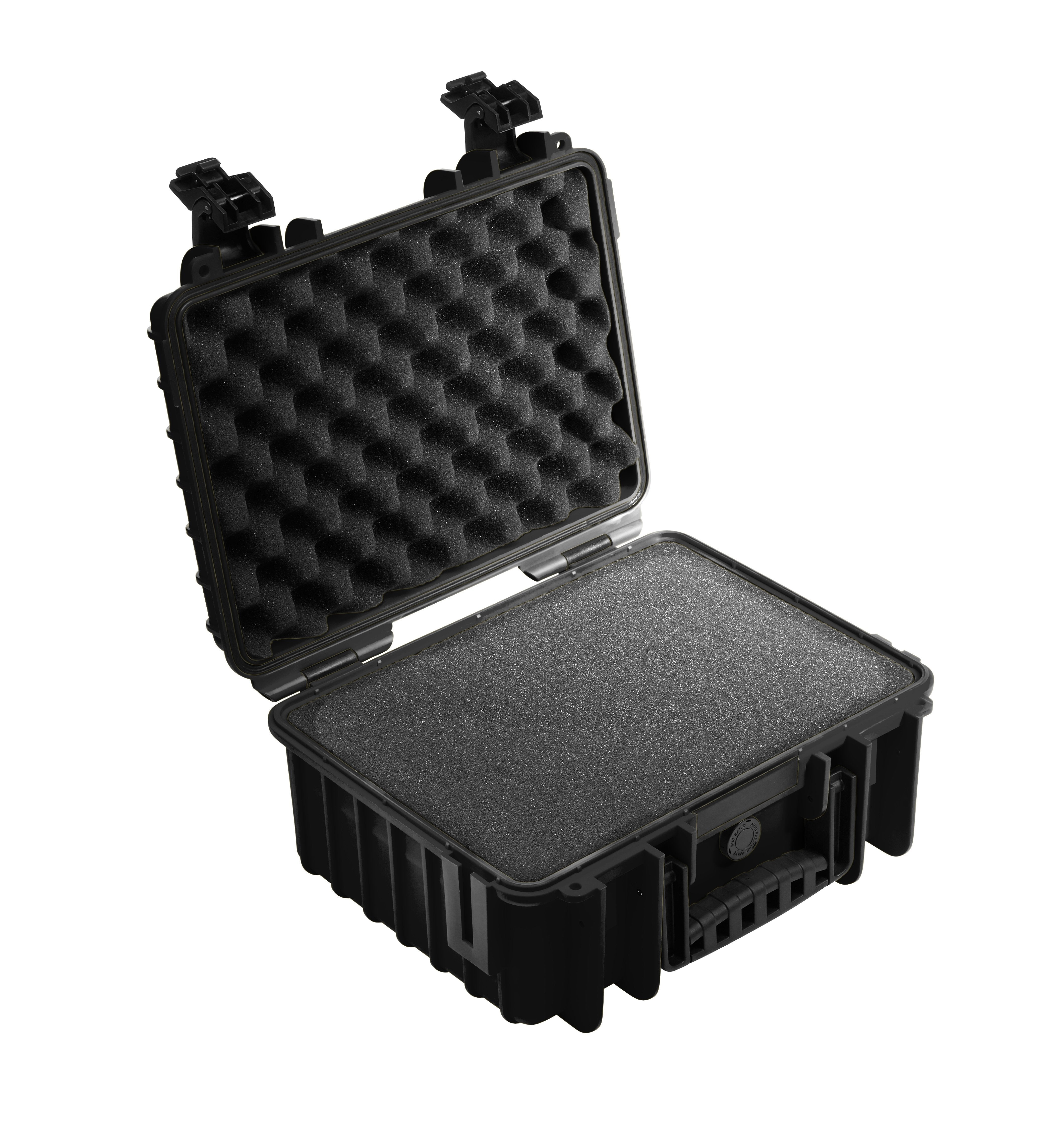 B&W Outdoor Case Type 3000 Negra Con Inserto De Espuma Precortado