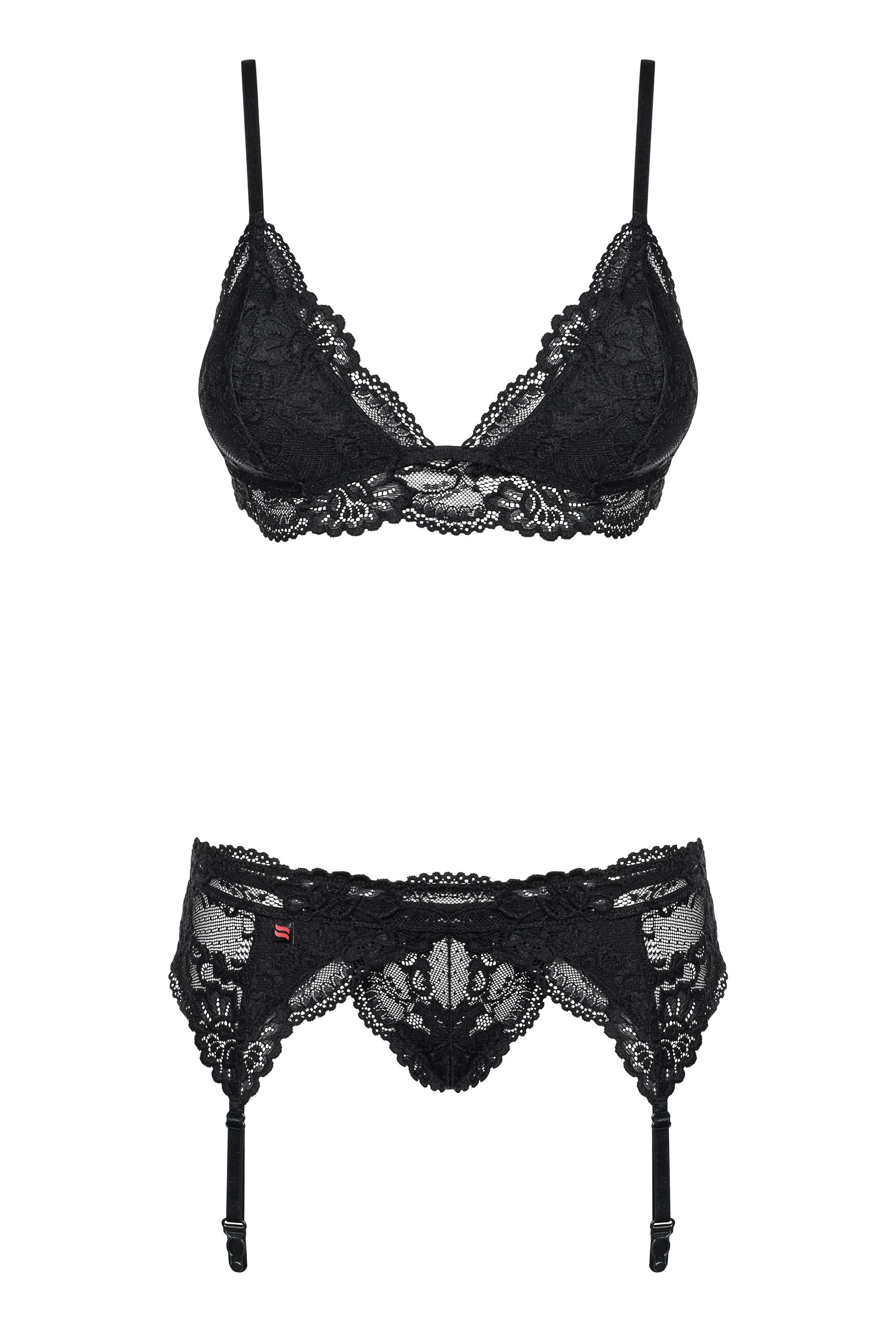 Set 3 Piezas Color Negro Talla (Interno):L/Xl
