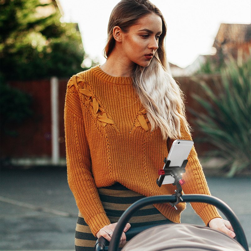 Logilink Aa0148 Soporte Smartphone 3,5-7" Negro, Rojo