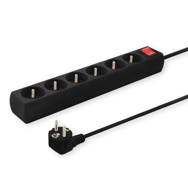 EAN 5901986044659 - Savio LZ-01 Listwa zasilajca, 5 gniazd, 1,5m 5 salidas AC Tipo C 2500 W Negro imagen 1