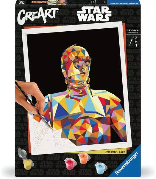Ravensburger Creart Star Wars - C -3po, Pintura 23894
