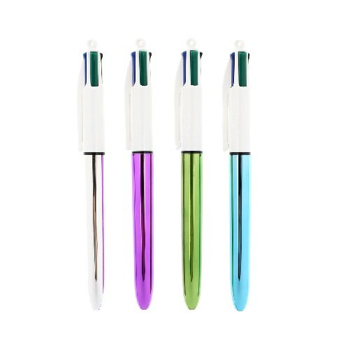 EAN 3086123343979 - BIC 4-COLOURS SHINE Negro, Azul, Verde, Rojo 12 pieza(s) imagen 1