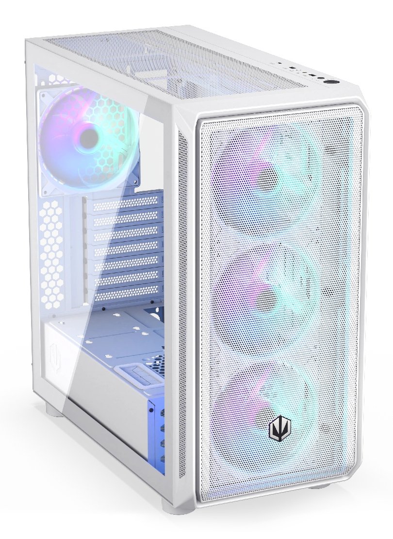 Caja Pc Endorfy Arx 700 White Argb Blanco Ey2a017