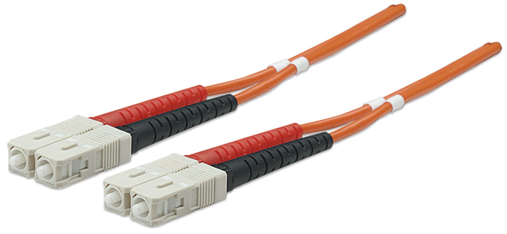 EAN 0766623470018 - Intellinet 470018 Cable de fibra óptica e InfiniBand 2 m SC Naranja imagen 1