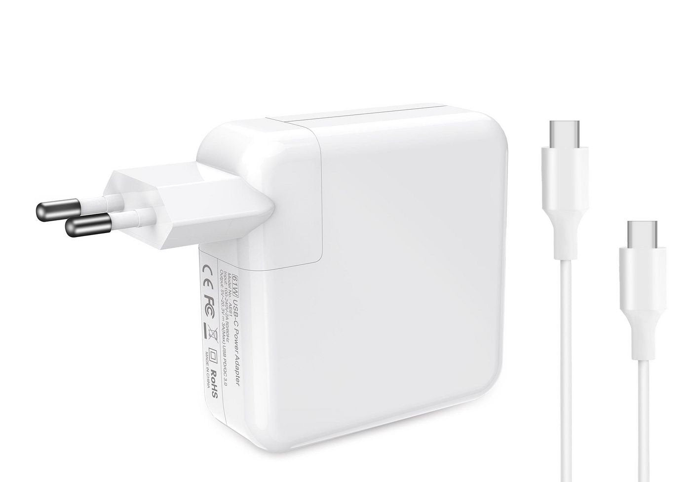 Usb-C Charger For Apple Macbook 61w 5v 2.4a-20v3.05a