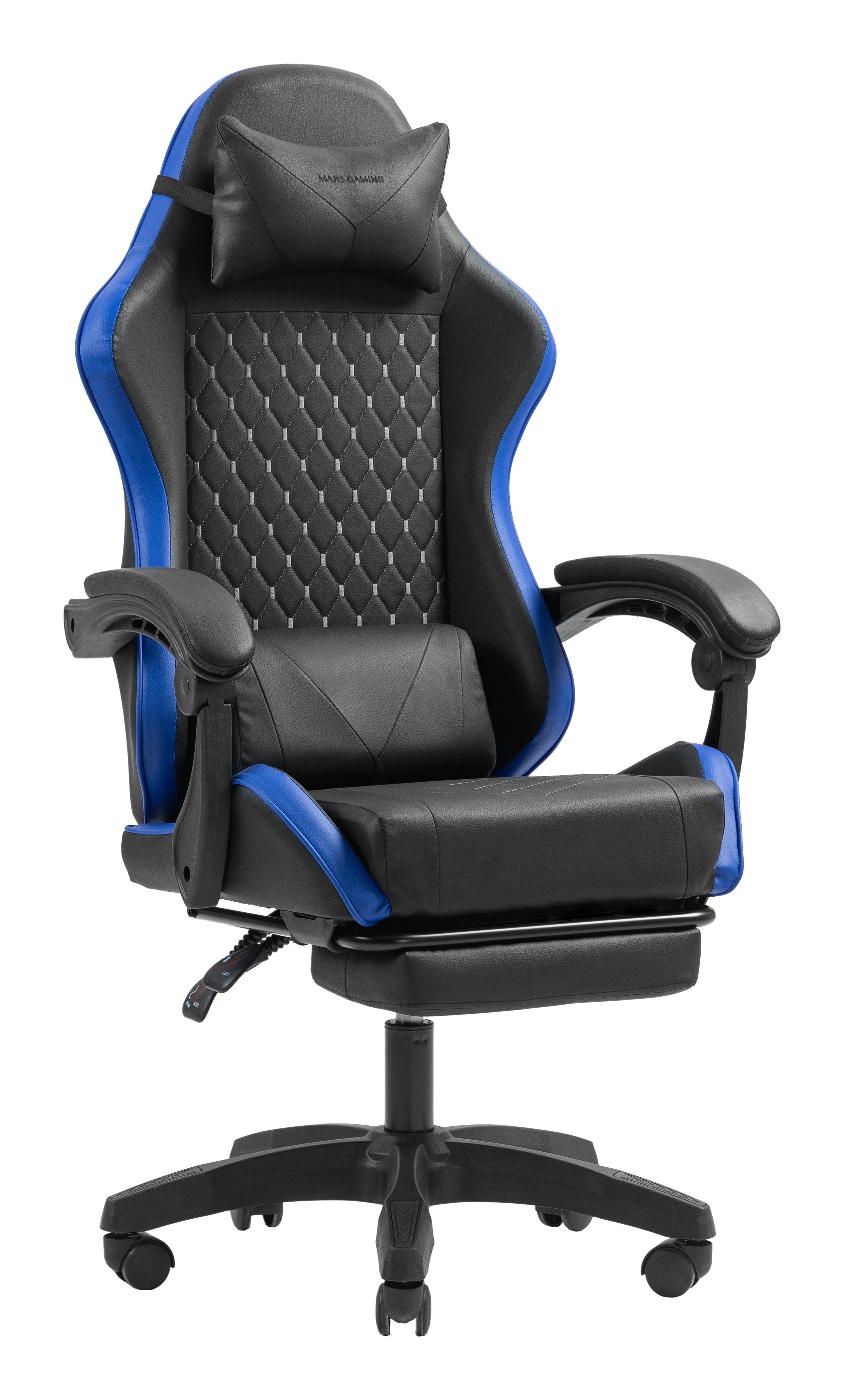 EAN 8435693111054 - Mars Gaming MGC-X Silla para videojuegos de PC Asiento acolchado Negro, Azul imagen 4