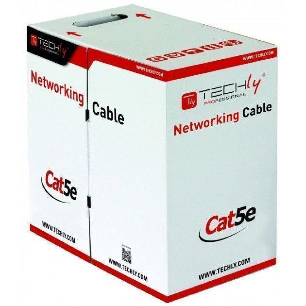 EAN 8054529029167 - Techly ITP8-RIS-0305LO cable de red Negro 305 m Cat5e F/UTP (FTP) imagen 1