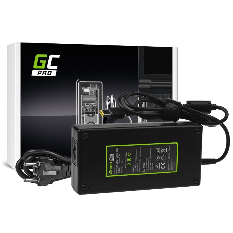 Cargador Green Cell Pro Para Lenovo Legion Y530 Y720 Thinkpad W540 W541 P50 P51 P52 P70 P71 20v 8.5a 170w