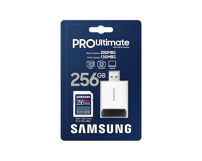 Samsung Microsd Pro Ultimate 256gb Including Card Reader