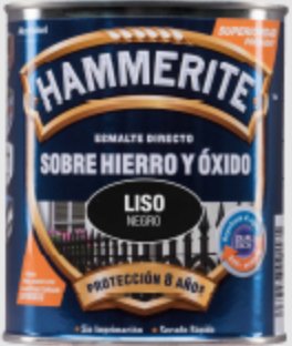 Hammerite Esmalte Metalico Liso Brillante Blanco 0.750l 5094130
