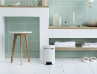 Brabantia 112126 Papelera 3 L Alrededor Blanco
