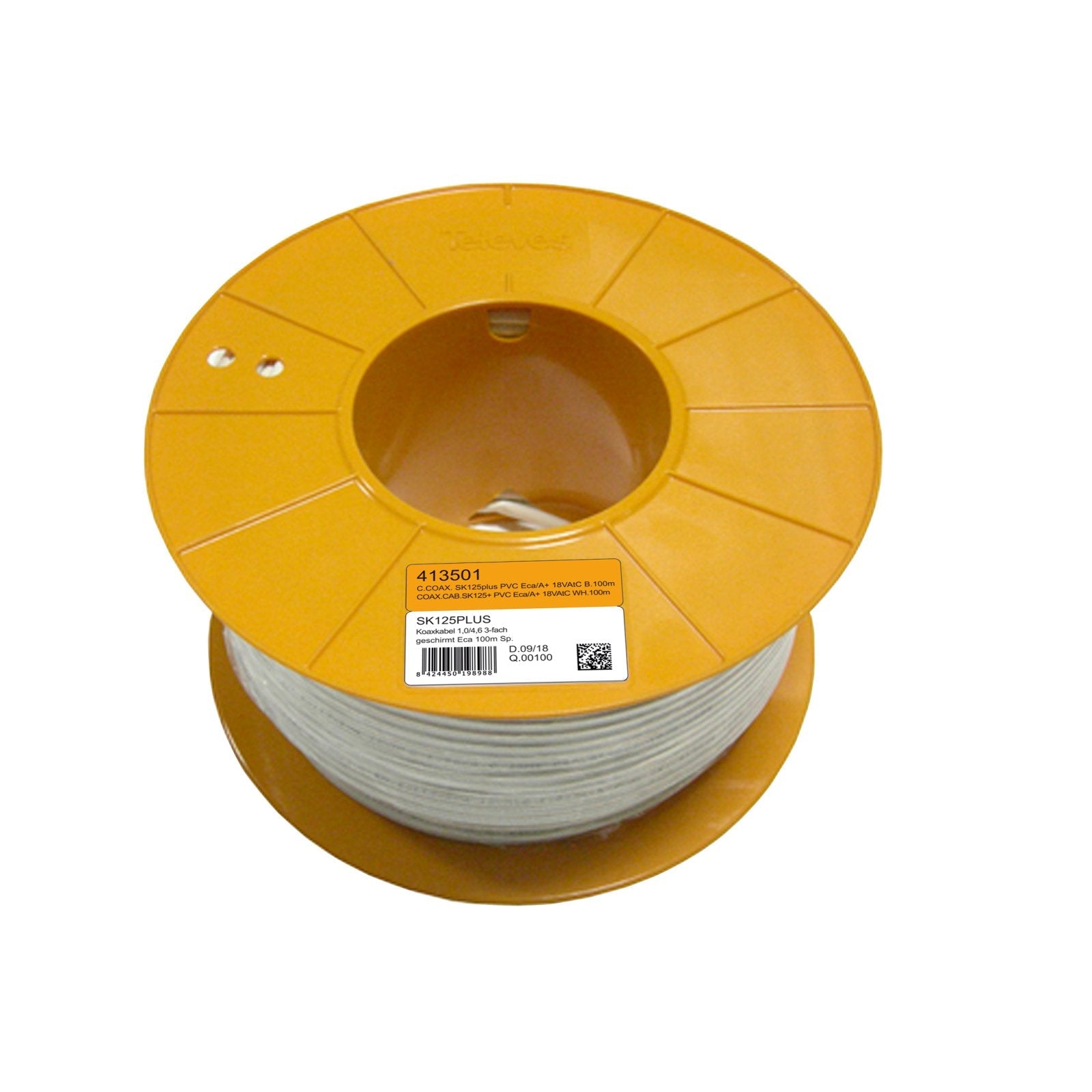 Televes Koaxcable A+ Sk125plus 3fach Geschirmt 125db 100m Spule 413501