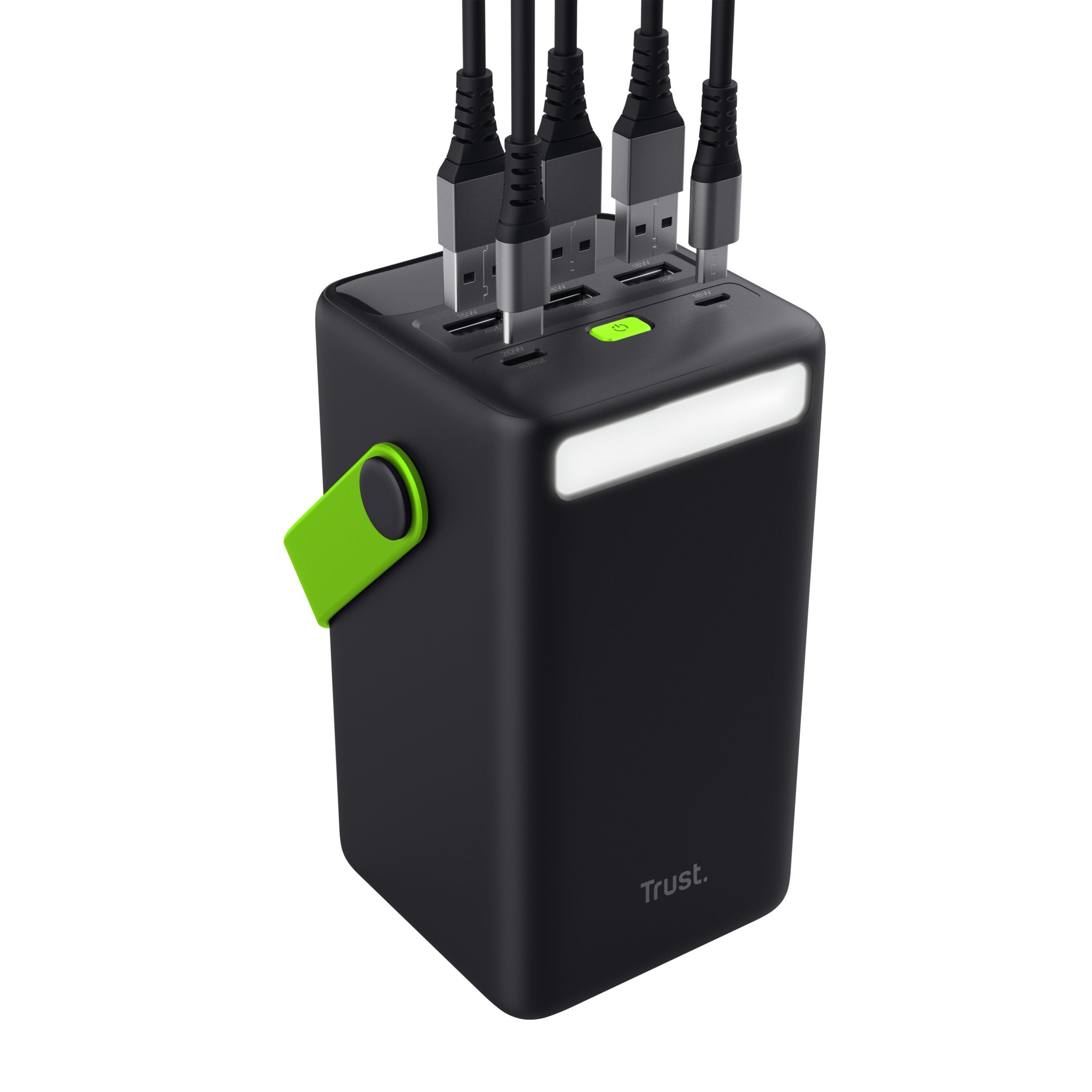 EAN 8713439251968 - Trust Redoh XXL 50000 mAh Negro, Verde imagen 7
